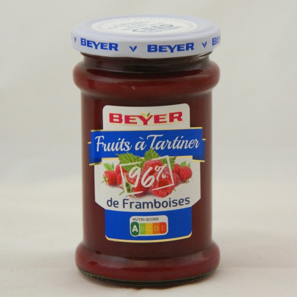 Beyer 6-pack Frambozen Jam 96% fruit. samenwerking met CEED diabetes, geschikt voor keto dieet, suiker arm